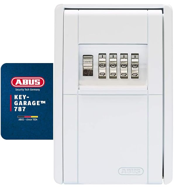 ABUS KeyGarage 787 in Weiß an einer verputzten Wand