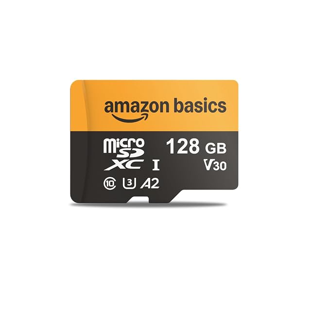 Amazon Basics microSDXC-Karte mit 128 GB und Adapter