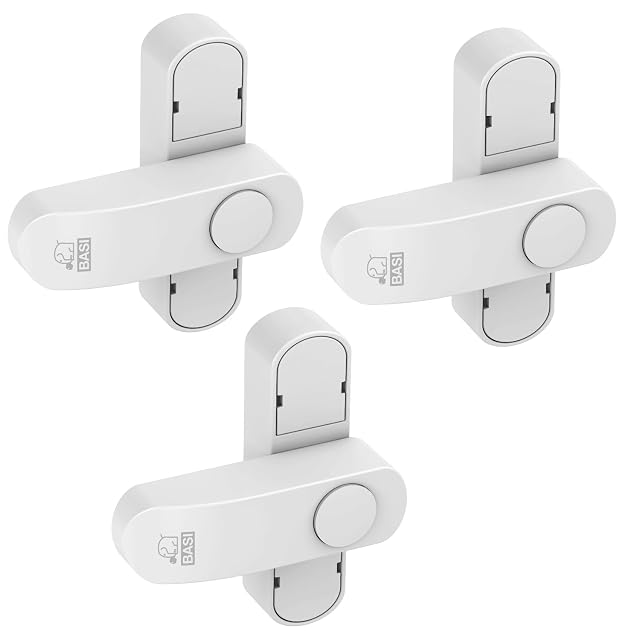 BASI Fenstersicherungen, weiß, Dreierset