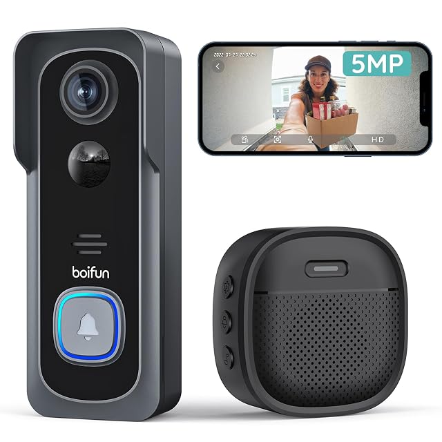 BOIFUN J1X Videotürklingel mit Gong