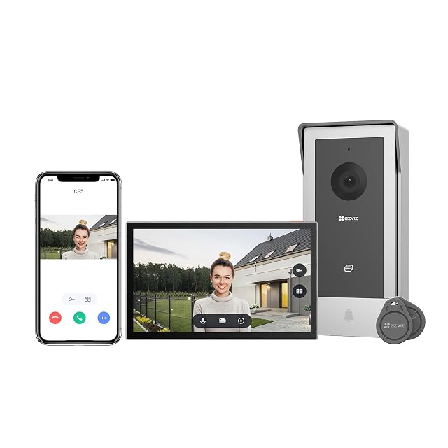 EZVIZ CP5 Video-Türsprechanlage mit Sieben-Zoll-Monitor