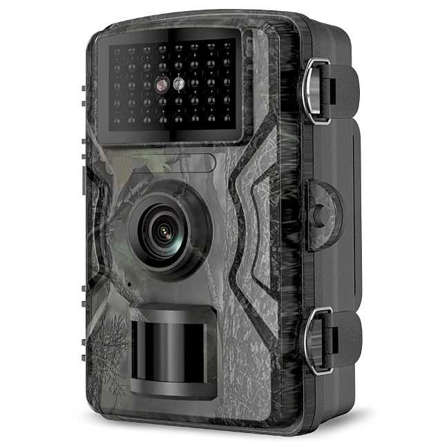 HSSNS 4K-Wildkamera mit Farbdisplay