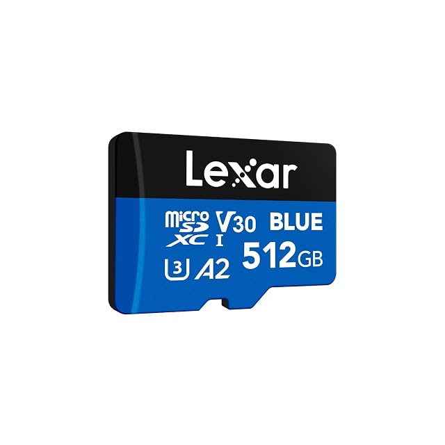 Lexar Blue microSDXC-Speicherkarte mit 512 GB für Überwachungskameras