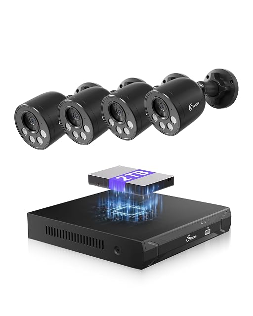 Loocam 4K PoE-Kameraset mit Achtkanal-NVR