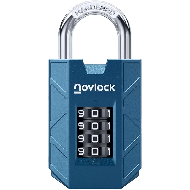 NovLock vierstelliges Zahlen-Vorhängeschloss