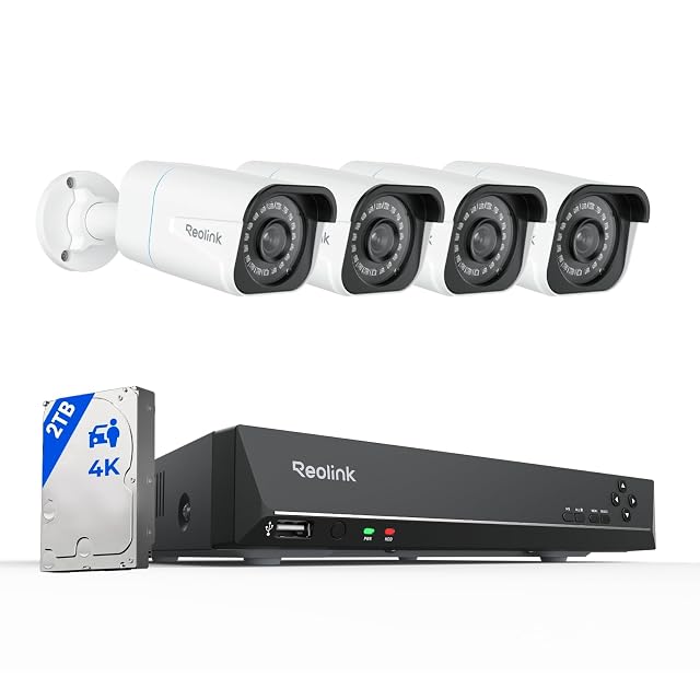Reolink RLK8-800B4 4K PoE-Bullet-Kameraset