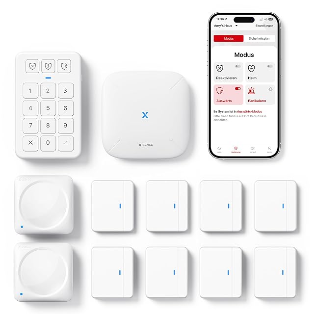 X-Sense AS12 Smart-Home-Alarmset